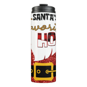 Funny Santa's Lieblings-Ho Thermosbecher