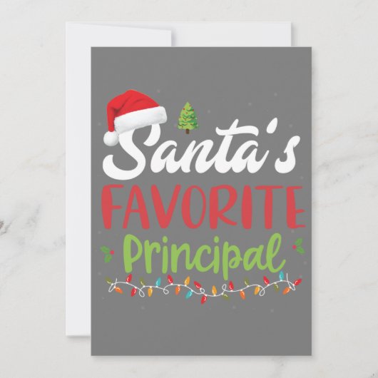 Funny Santa's Lieblingsweihnachtsfest Einladung (Vorderseite)