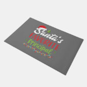 Funny Santa's Lieblingsweihnachtsfest Fußmatte (Schrägansicht)