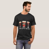 Funny Santa's Little Helper Martini Tail Merry Chr T-Shirt (Vorne ganz)