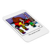 Funny Santa's Pimped Ride Spaß Magnet Geschenk (Rechte Seite)