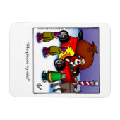 Funny Santa's Pimped Ride Spaß Magnet Geschenk (Horizontal)