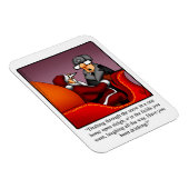 Funny Santa's Sleigh Spaß Magnet Geschenk (Rechte Seite)