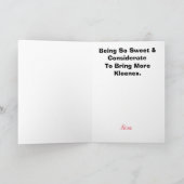 Funny Sappy Chick Flick Card Karte (Innenseite)