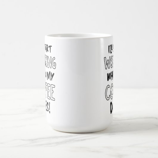 Funny Sarcasal Coffee Caffeine Office Kaffeetasse (Mittel)