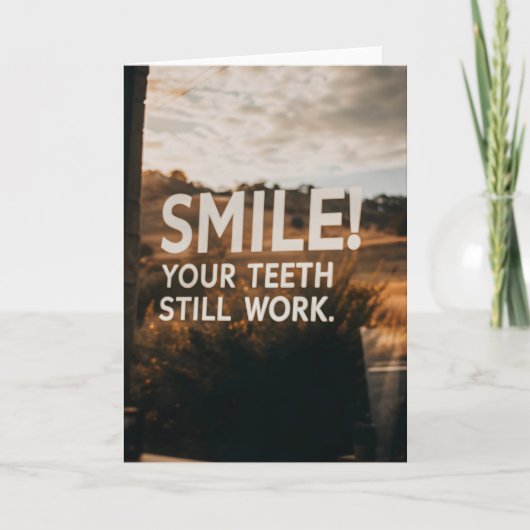 Funny Sarcasm Birthday Senior Äge Karte (Vorderseite)