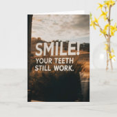 Funny Sarcasm Birthday Senior Äge Karte (Gelbe Blume)