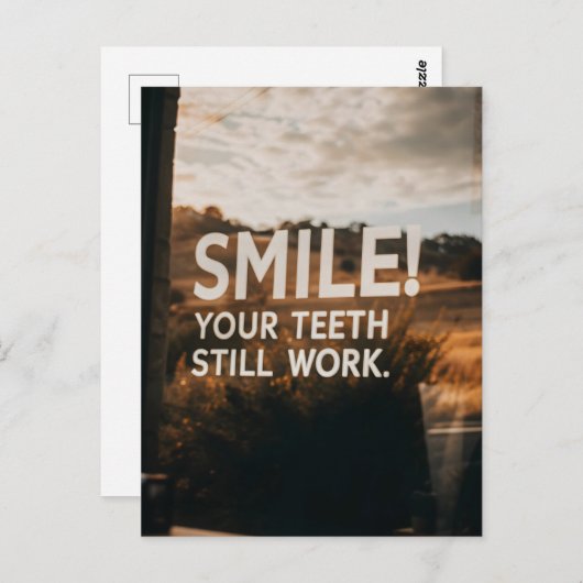 Funny Sarcasm Birthday Senior Äge Postkarte (Vorne/Hinten)