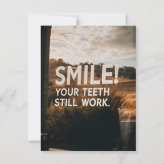 Funny Sarcasm Birthday Senior Äge Postkarte