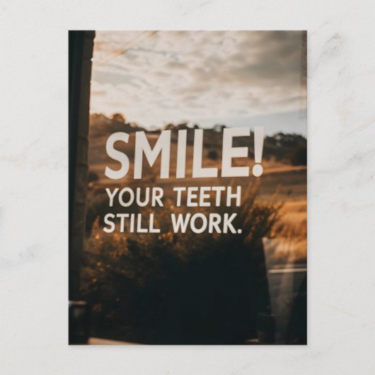 Funny Sarcasm Birthday Senior Äge Postkarte (Vorderseite)