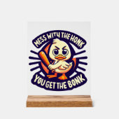 Funny Sarcasm ducs word art Acrylschild (Vorderseite)