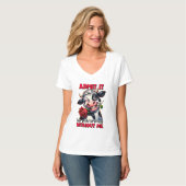 Funny Sarcasm ducs word art T-Shirt (Vorderseite Vollansicht)