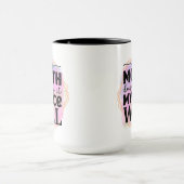 Funny sarcasm face word art tasse (Zentrum)