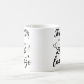 Funny Sarcasm ist meine Liebe Kaffeetasse (Mittel)