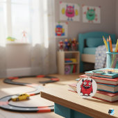 Funny Sarcasm Monster Minimalistisch Keepake Schlüsselanhänger