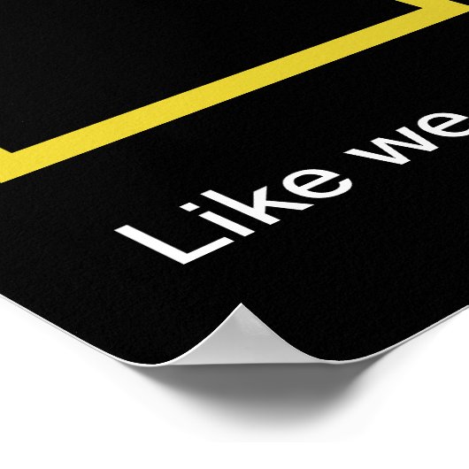 Funny Sarcasm Society Poster (Ecke)