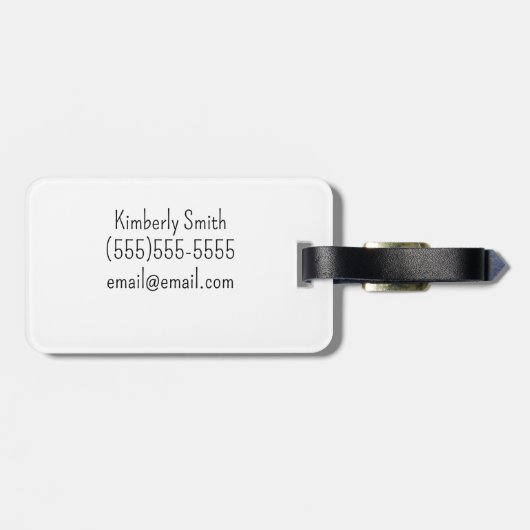 Funny Sarcasm Travel Gepäckanhänger (Rückseite horizontal)