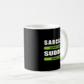 Funny Sarcasm und Sudoku für Puzzle Game Lover Kaffeetasse (VorderseiteRechts)