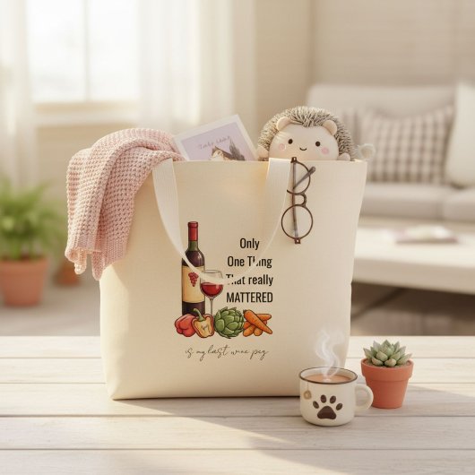 Funny sarcasm witty humor tote bag jumbo stoffbeutel