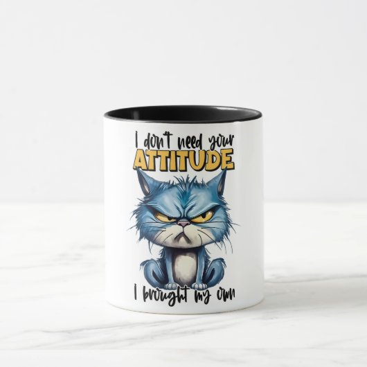 Funny/Sarcastic Animal Redewendungen/Cat Tasse (Zentrum)