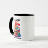 Funny/Sarcastic Animal Redewendungen/Chicken/Kaffe Tasse (Vorderseite Links)