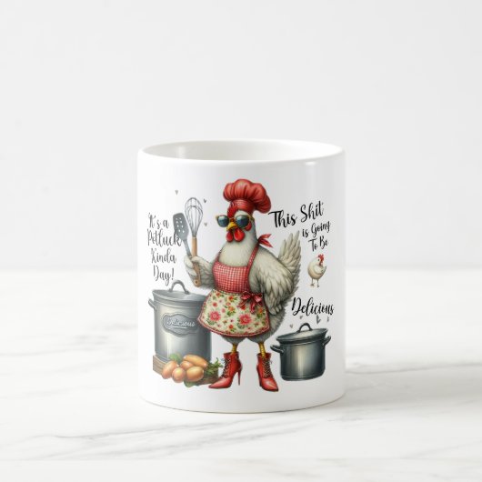 Funny/Sarcastic Animal Redewendungen/Huhn Kaffeetasse (Mittel)