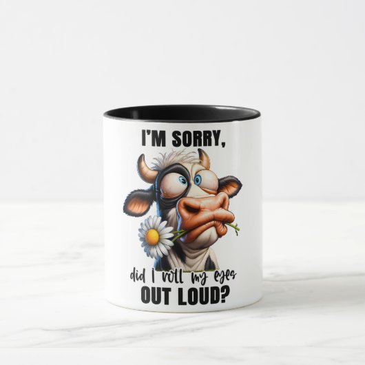 Funny/Sarcastic Animal Redewendungen/Kuh Tasse (Zentrum)