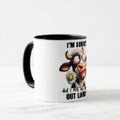 Funny/Sarcastic Animal Redewendungen/Kuh Tasse (Vorderseite Links)