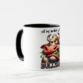 Funny/Sarcastic Animal Redewendungen/Kuh Tasse (Vorderseite Links)