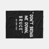 Funny Sarcastic Bad Song Lyrics Don't Bring Me Dow Fleecedecke (Vorderseite (Horizontal))