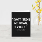 Funny Sarcastic Bad Song Lyrics Don't Bring Me Dow Karte (Gelbe Blume)