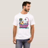 Funny Sarcastic Bade Skeleton Duck Off T-Shirt (Vorne ganz)