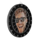 Funny Sarcastic bearbeitbares Foto des Feindes Dartscheibe (Vorderseite Links)