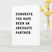 Funny Sarcastic Black and White Text Grußkarte Karte (Gelbe Blume)