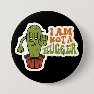 Funny Sarcastic Cactus Button