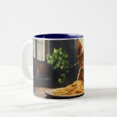 Funny Sarcastic Cat Coffee Tasse (Vorderseite Links)