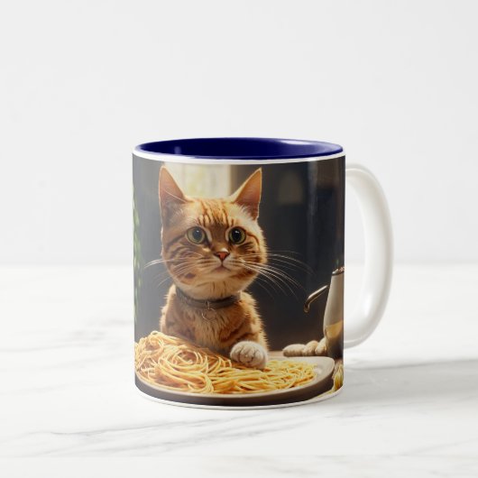 Funny Sarcastic Cat Coffee Tasse (VorderseiteRechts)
