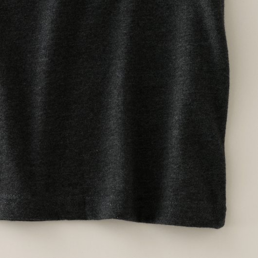 Funny Sarcastic Cat Große Größe T-Shirt (Detail - Saum)