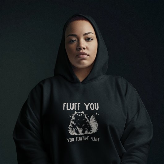 Funny Sarcastic Cat Hoodie