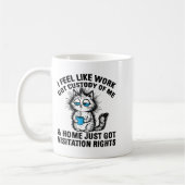 Funny Sarcastic Cat I Feel Like Work Got Custody O Kaffeetasse (Links)