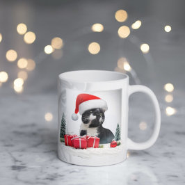 Funny Sarcastic Cat Santas Hat Weihnachten Kaffeetasse