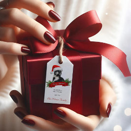 Funny Sarcastic Cat Santas Hat Weihnachtsgeschenk Geschenkanhänger