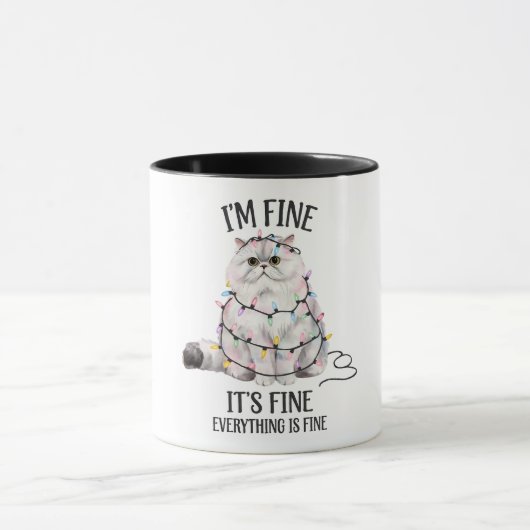 Funny/Sarcastic Cat Tasse (Zentrum)