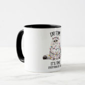 Funny/Sarcastic Cat Tasse (Vorderseite Links)