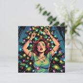 Funny Sarcastic Christmas Humor Karte (Stehend Vorderseite)