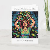 Funny Sarcastic Christmas Humor Karte (Vorderseite)