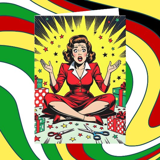 Funny Sarcastic Christmas Humor Karte