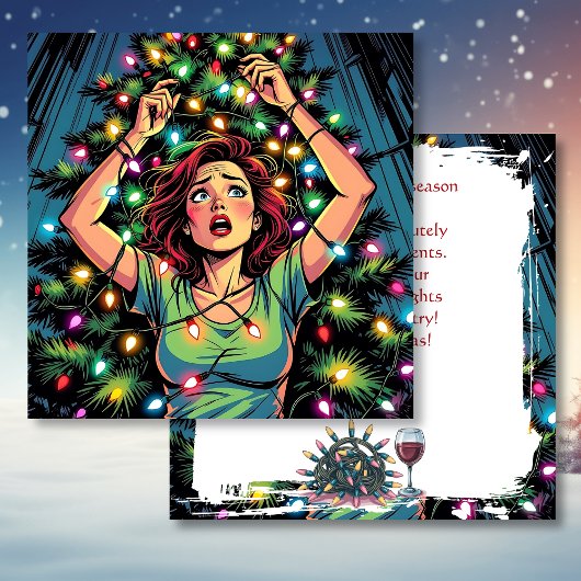 Funny Sarcastic Christmas Humor Karte