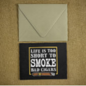 Funny Sarcastic Cigar Zitat Postkarte