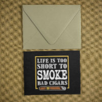 Funny Sarcastic Cigar Zitat